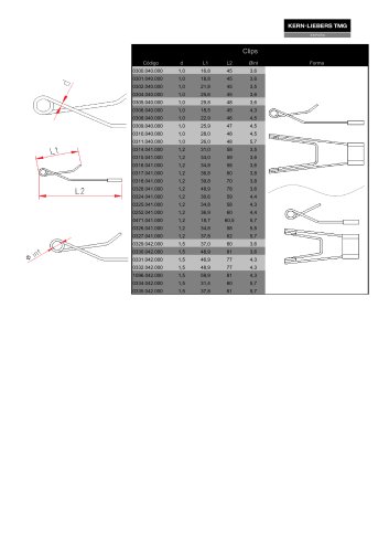 sistemas de fijación para DOWNLIGHTS, CLIPS