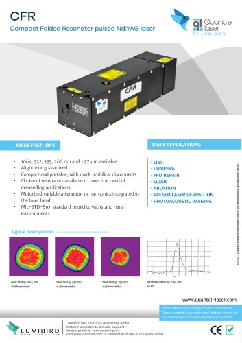 CFR (200-400 mJ) / Lamp pumped solid state laser