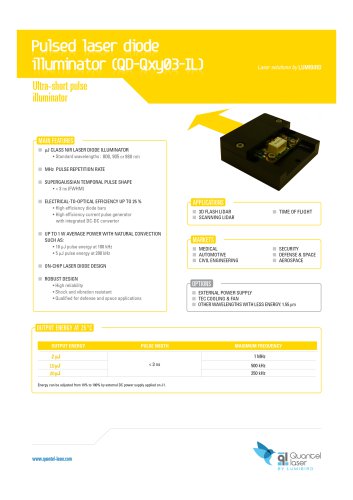 Pulsed laser diode illuminator / Ultra-short illuminator