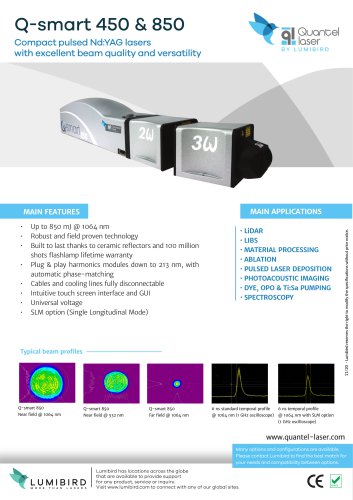 Q-smart (450 mJ) / Lamp pumped solid state laser