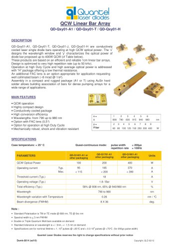 QCW Linear Bar Array