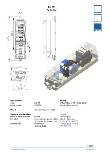 Junction box with relays