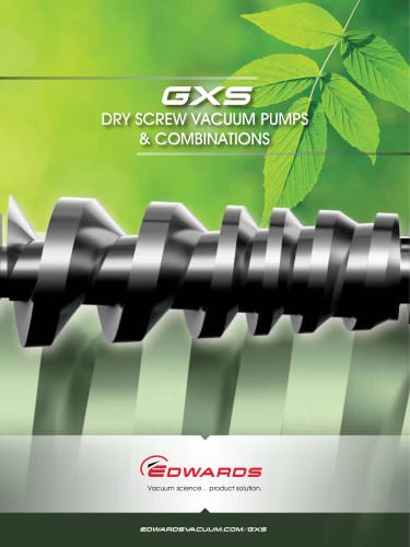 GXS Dry Screw Pumps & Combinations