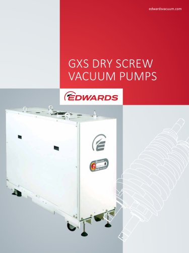 gxs dry screw vacuum pumps