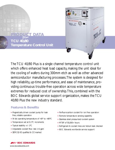 Temperature Control Unit Datasheet