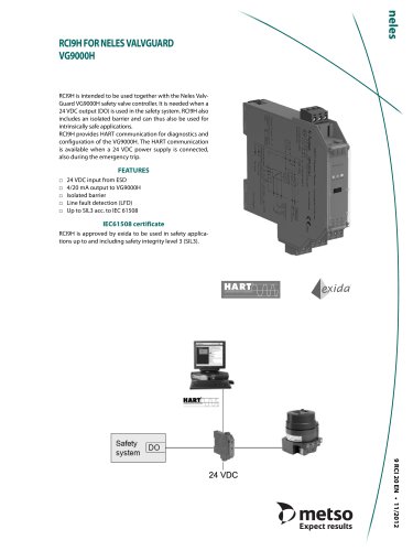 RCI9H2 for Neles® ValvGuard VG9000