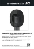 New wind and pop filter from Microtech Gefell for the Generation 4 and M 300 