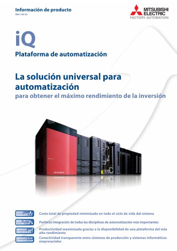 ¡Q Plataforma de automatización La solución universal para automatización para obtener el máximo rendimiento de la inversión