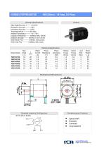 H201(20mm) - 1.8°/step, 2/4 Phase