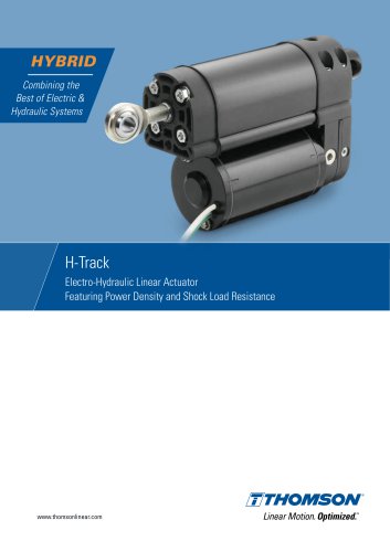 H-Track Electro-hydraulic actuator