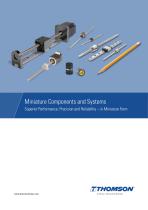 Miniature Linear Motion Components and Systems