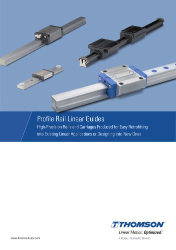 Profile Rail Linear Guides: High-Precision Rails and Carriages