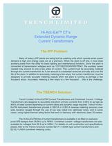 Extended Range Current Transformers