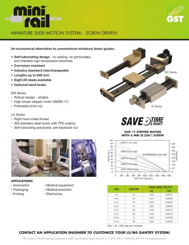 Miniature Slide System