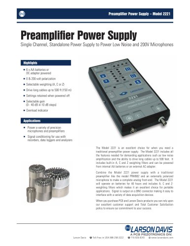 Preamplifier Power Supply