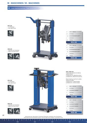 GERIMA optimal beveling catalog 03 MSB