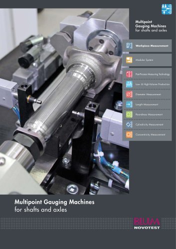 Multipoint Gauging Machines for shafts and axles