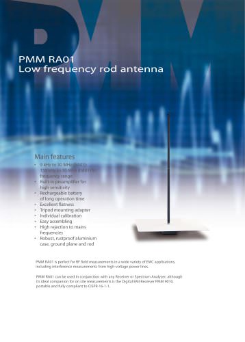 RA-01 Low frequency rod antenna