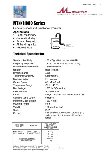 accelerometer MTN/1100C