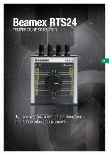 Brochure - Beamex RTS24 Temperature simulator