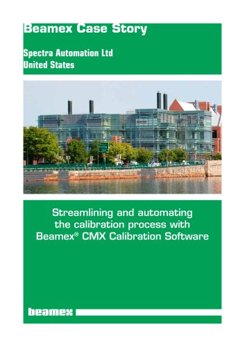 Case Story Spectra Automation Ltd - Streamlining and automating the calibration process with Beamex® CMX Calibration Software