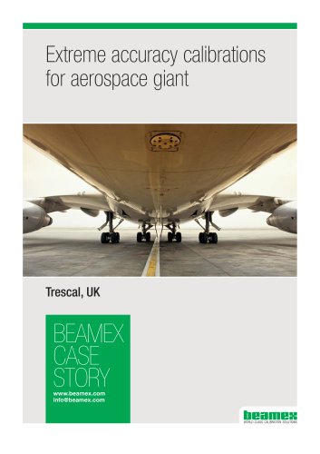 Case Story Trescal, UK - Extreme accuracy calibrations for aerospace giant