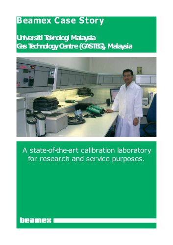 Case Story Universiti Teknologi Malaysia- A state-of-the-art calibration laboratory