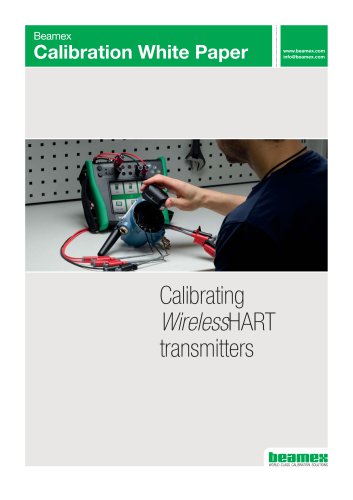 White paper - Calibrating Wireless HART transmitters