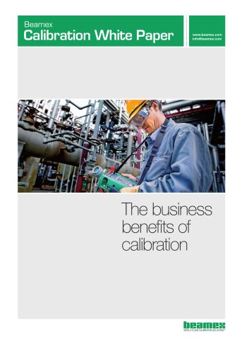 White Paper- The Business Benefits of Calibration