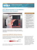 CO2 Measurement in Incubators - Questions and Answers