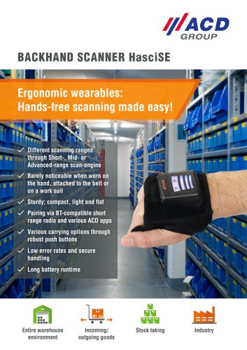 advanced range backhand scanner HasciSE AR