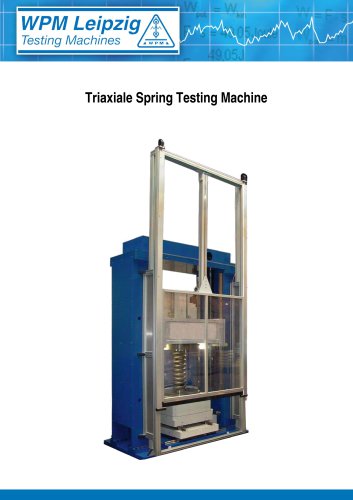 Triaxiale  Spring Testing Machine