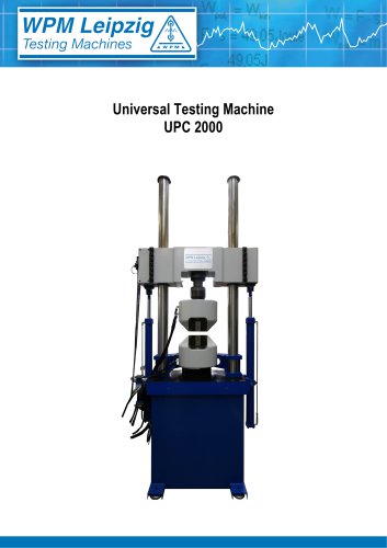 Universal Testing Machine  UPC 2000