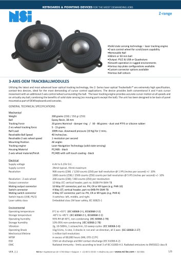 3 axis trackballs