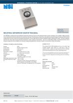 Industrial waterproof desktop trackball