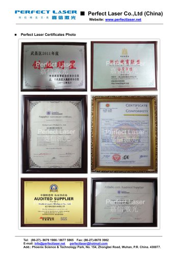 Perfect Laser-Certificates