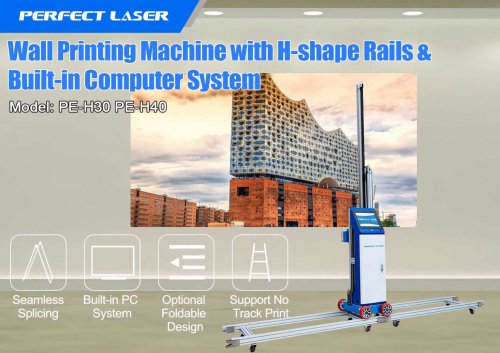 Perfect Laser LCD Control Vertical Wall Inkjet Printing Machine PE-H30