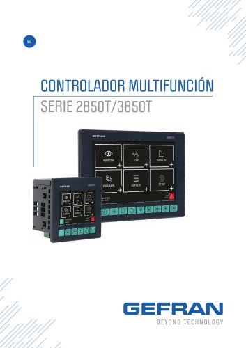 CONTROLADOR MULTIFUNCI&Oacute;N SERIE 2850T/3850T