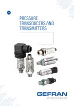 PRESSURE TRANSDUCERS AND TRANSMITTERS