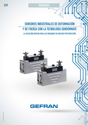SENSORES INDUSTRIALES DE DEFORMACI&Oacute;N Y DE FUERZA CON LA TECNOLOG&Iacute;A SENSORMATE