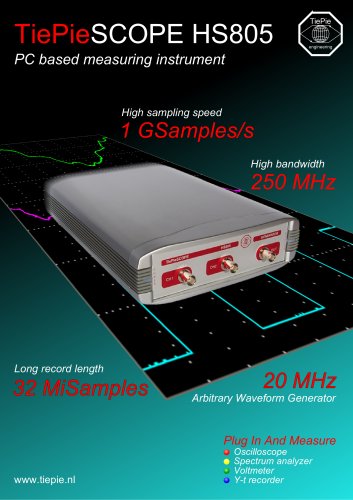 TiePieSCOPE HS805 Brochure