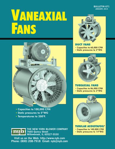 Vaneaxial Fans