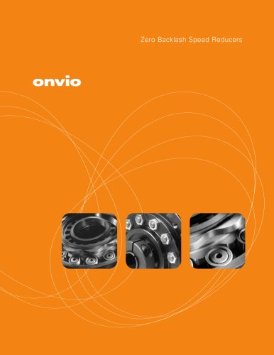 Onvio Zero Backlash Reducer Catalog