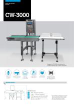 CONTROLADORAS AUTOMÁTICAS DE PESO SERIE CW-3000 - 1