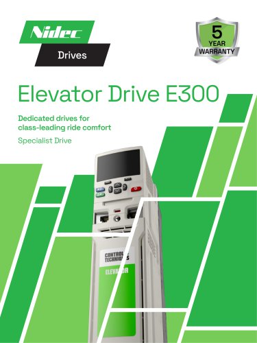 Elevator E300 Brochure English