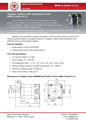 Todos Los Catálogos Y Folletos Técnicos Smart Motor Devices