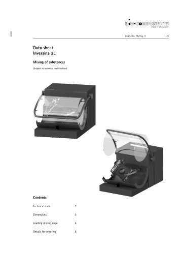 Inversina  tumbler mixer  2L