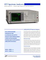 SR760/770 FFT Spectrum Analyzers