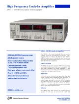 SR844200 MHz RF Lock-In Amplifier