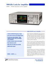 SR860 — 500 kHz dual phase lock-in amplifier